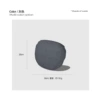 NAPPA leather model [1 Ekikiro elastic headrest] Gray