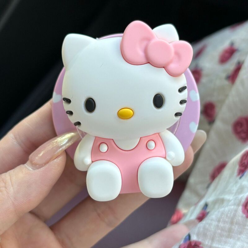 可爱卡通硅胶kitty猫支架适用magsafe磁吸手机壳桌面懒人神器创意|undefined