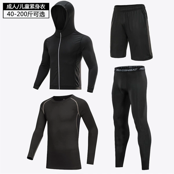 Set, long-sleeve, trousers, shorts, jacket, 4 piece set