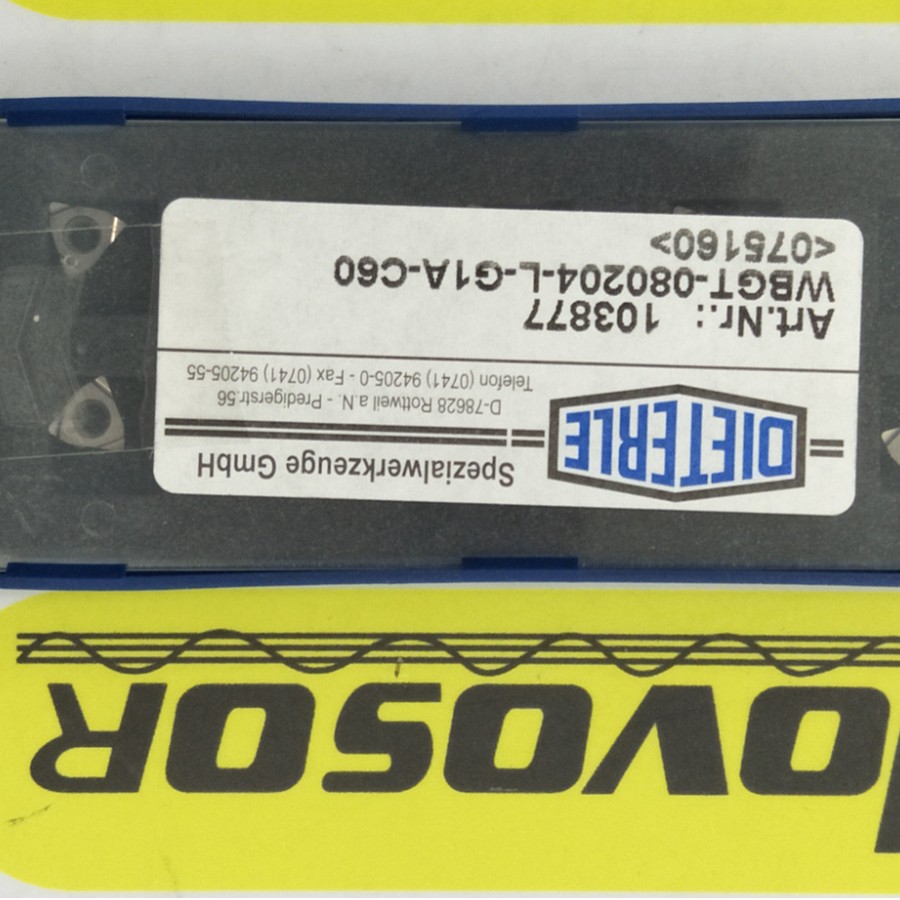 DIETERLE   WBGT-080204-L-G1A-C60  103877先咨询再订期货