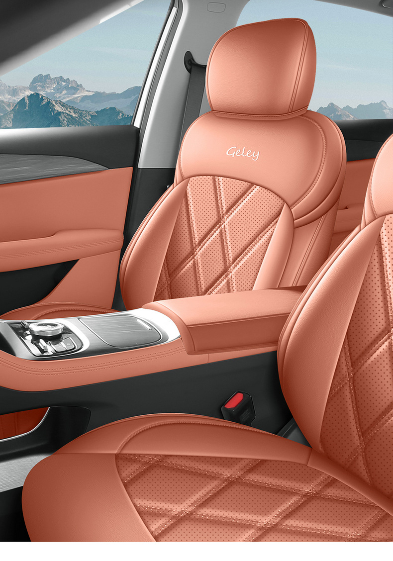 26 Geely Emgrand Fifth Generation Special Car Seat Covers, All-Inclusive Four-Season Universal Seat Cushions, Breathable Leather Seat Covers