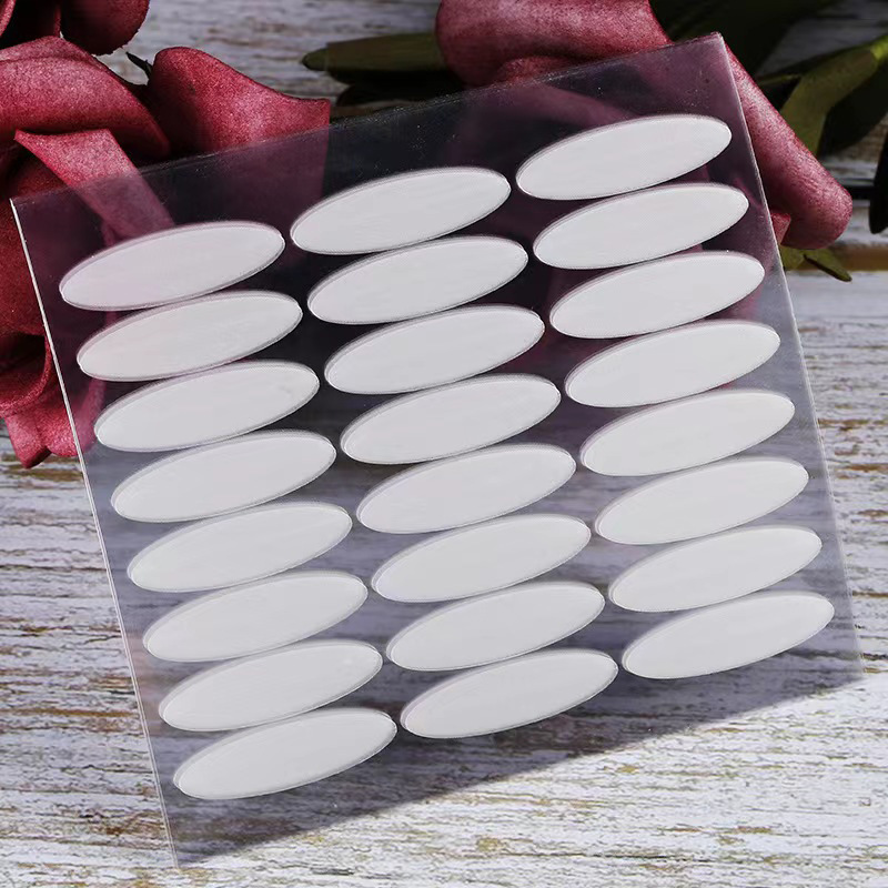 Matte double eyelid sticker olive 24 sets breathable beauty eye stickers, matte non-reflective invisible breathable double eyelid sticker