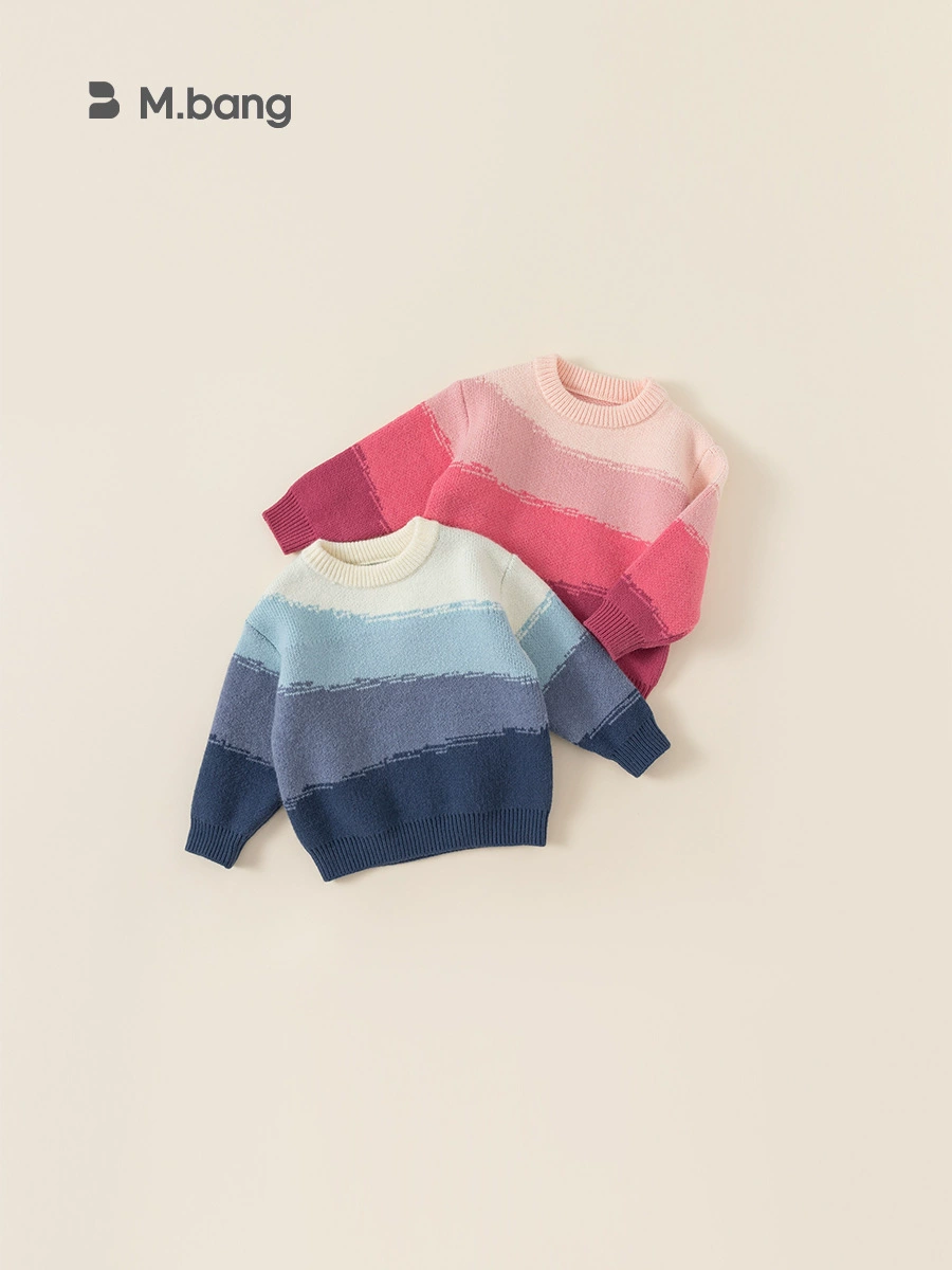 Children's knitted sweater, boys, autumn demi-season, wool blend long-sleeve, sizes for heights 80–150 cm