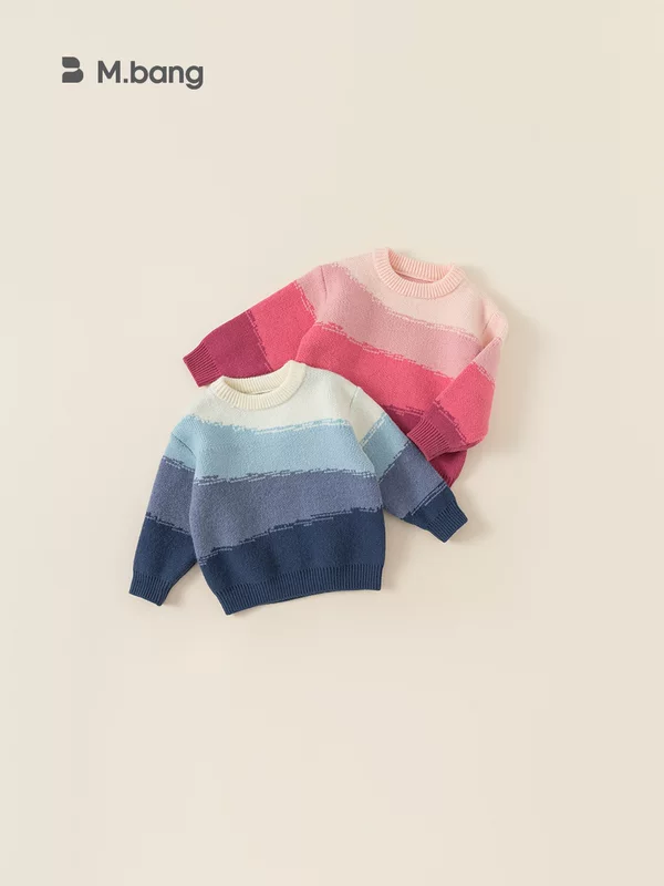 Children's knitted sweater, boys, autumn demi-season, wool blend long-sleeve, sizes for heights 80–150 cm