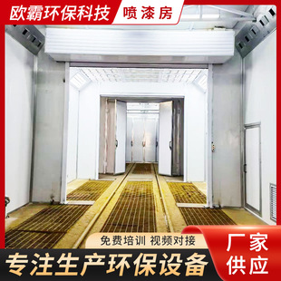 Manufacturers supply processing and spraying equipment large mobile telescopic room spray booth overall spray booth