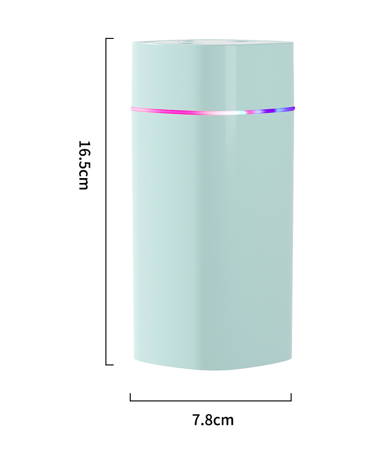 Dual-Nozzle Humidifier – USB/Car-Powered 2-Spray Portable Air Moisturizer For Home & Travel (500ml-1L Capacity, 10-20㎡ Coverage, 36dB Low Noise)_voghion.com