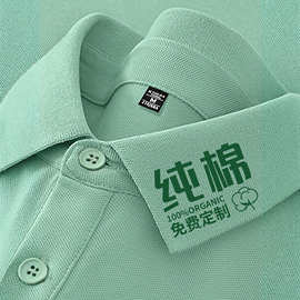 高端POLO衫定制t恤短袖印logo夏季翻领4S店工作服企业文化衫定做