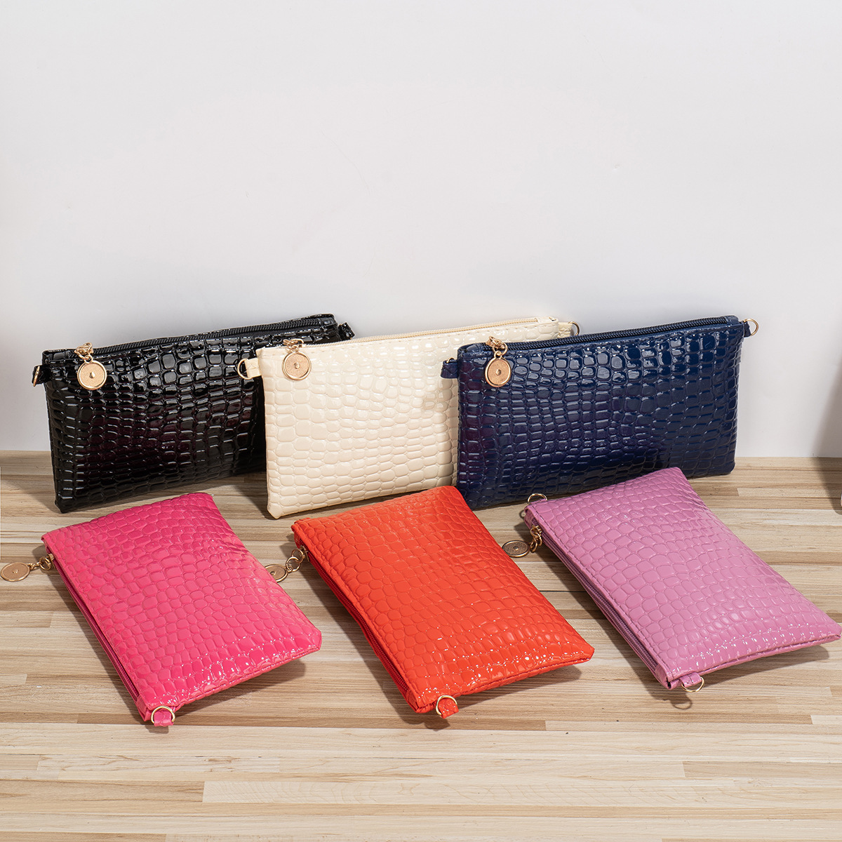 Nuevo cocodrilo estampado bolso de mano mini bolso cuadrado bolso de monedas de mujer mochila de hombro bolso de cambio de llaves image 5