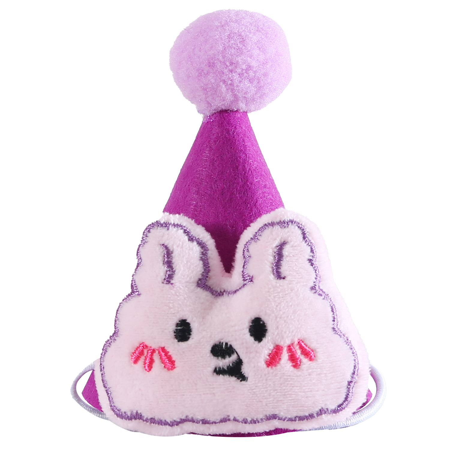 Mascota felpa de dibujos animados sombrero oso de peluche rana conejo lindo colorido tridimensional fieltro conejo perro tocado