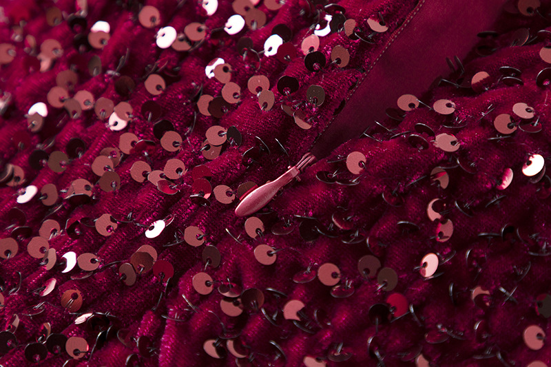 Girls' Sequin Winter Children's Girl Princess Fashionable Splicing Fluffy Yarn Dress Trend_voghion.com