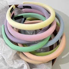 網紅奶油系發箍洗臉發卡少女甜美氣質顯白高顱頂細邊頭飾2022新品