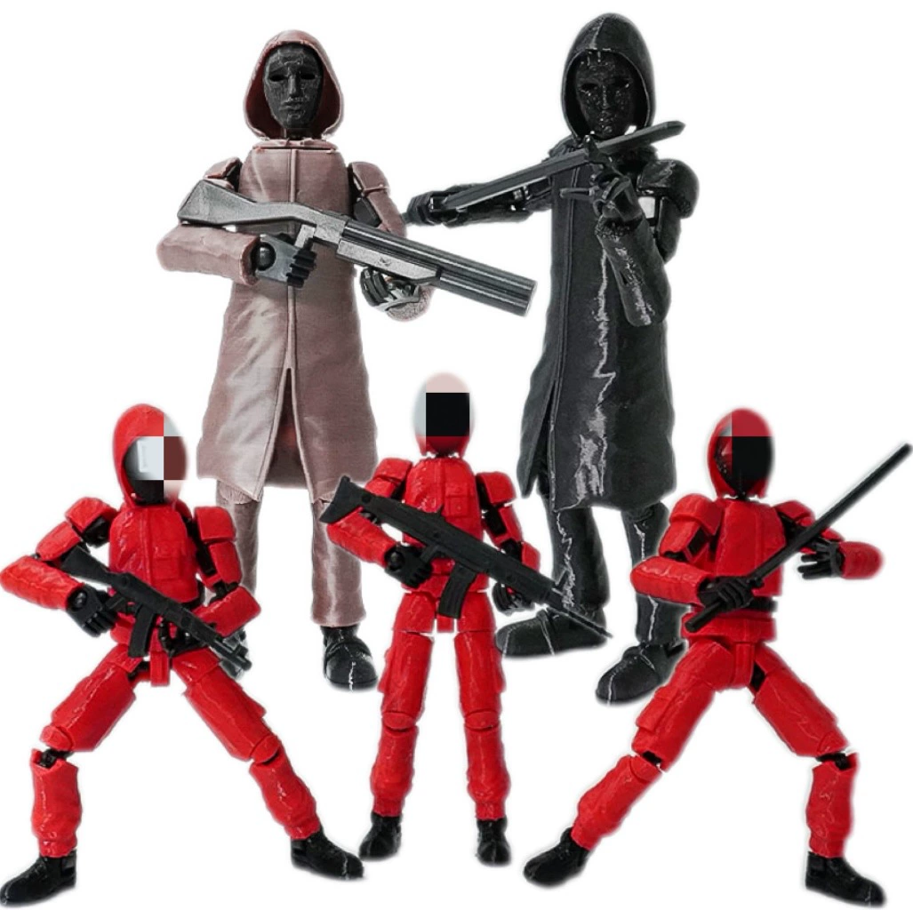 Трансграничные взрывы 3D печатные Dummy суставы ручной работы маленький красный человек украшает мульти-суставы подвижные кукольные игрушки