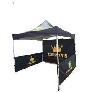 Shanghai Outdoor Four-Corner 3*3 Tent Canopy Retractable Folding Large Umbrella Advertising Printing Oxford Cloth Screen Customization