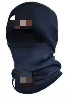 Sports neck warmer set, travel velvet-lined polar fleece, windproof demi-season, neck protection