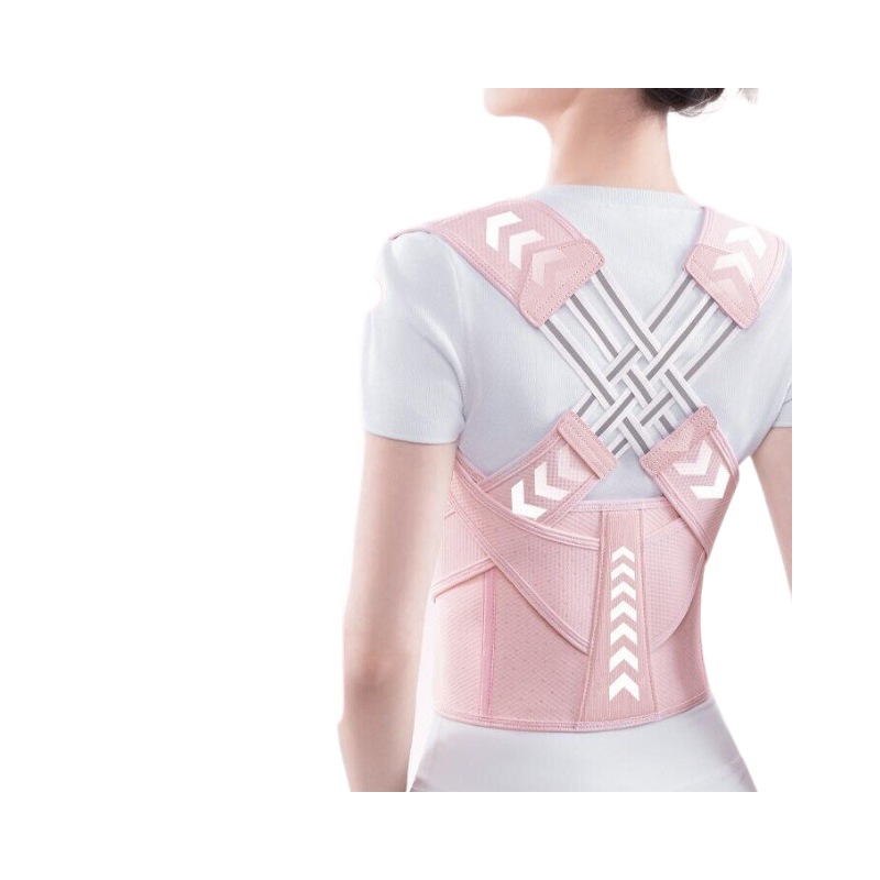 猫背矯正帯の女性の美背の形をしています。姿勢を正して、脊柱側の曲がった背中の引っ張りを防ぐ神器です。