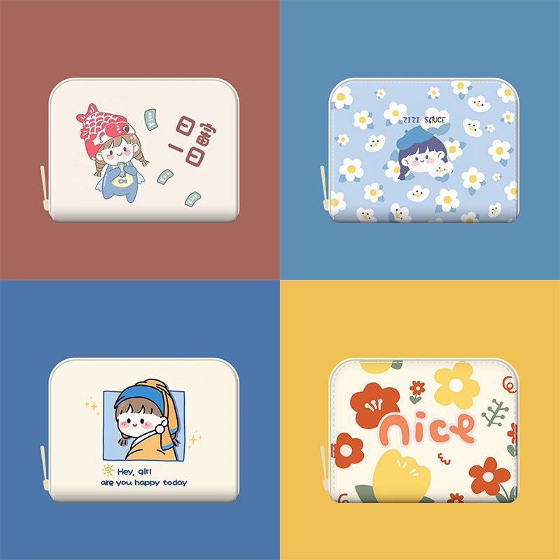 Titular de la tarjeta anti-desmagnetizante tarjeta bancaria linda de las mujeres tarjeta de crédito estudiante monedero multi-funcional multi-Tarjeta titular de la tarjeta de alta gama