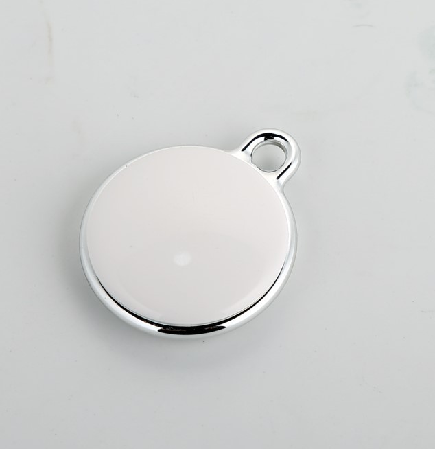 Round white hook