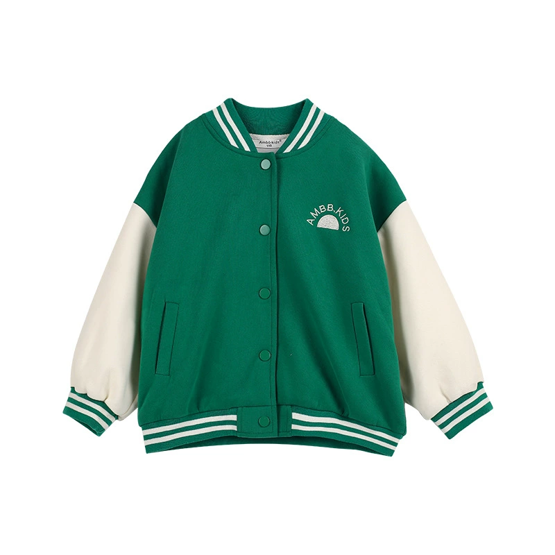 Children's baseball demi-season uniform for leisure, jacket for men and women, Korean style