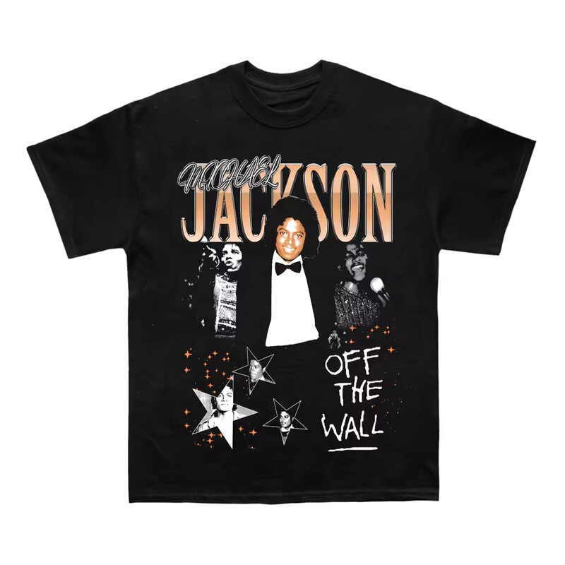2026 Michael Jackson Movie Mj Off the Wall Icon T-Shirt Pure Cotton Unisex