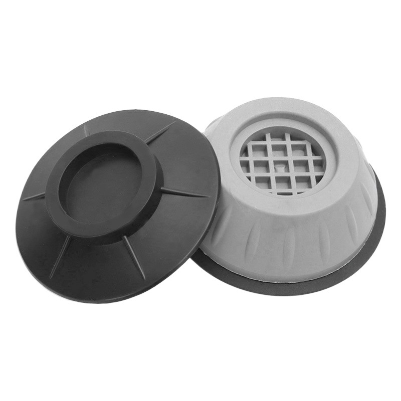 Venta al por mayor lavadora absorción de choque antideslizante almohadilla a prueba de golpes 8cm de altura que aumenta la base del rodillo del refrigerador a prueba de humedad universal almohadilla de pie de 10cm