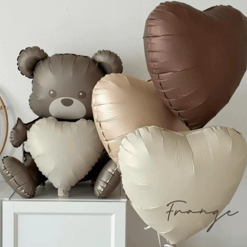 Ins ветер матовый кремовый торт алюминиевая пленка воздушный шар для детского дня рождения декоративные принадлежности для ребенка