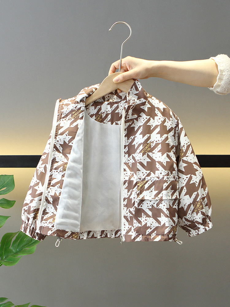 7711 Chaquetas para niños Ropa de primavera y otoño 2025 nuevos tops para bebés Niños Niños Primavera Moda Ropa para niños Tendencia