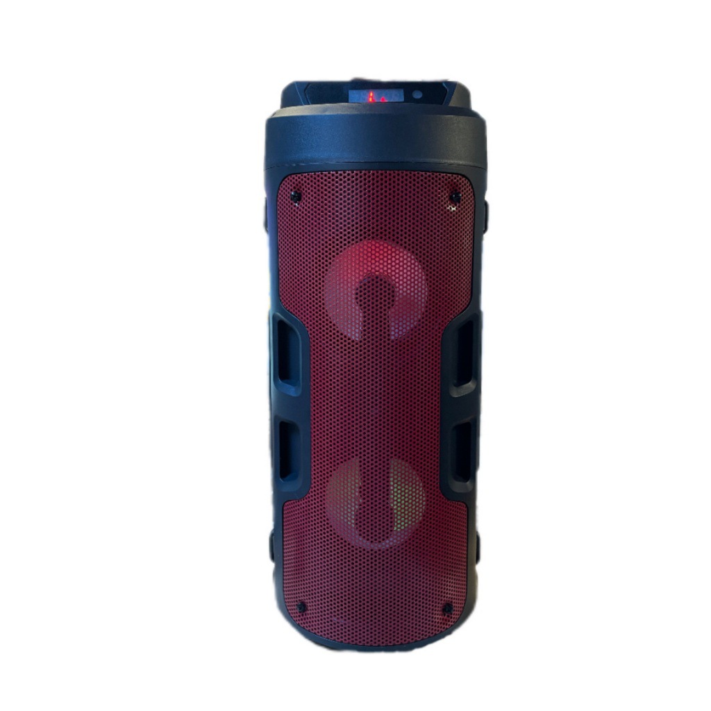 Sonido Bluetooth alto volumen doble altavoz square dance altavoz al aire libre subwoofer césped micrófono portátil K canción