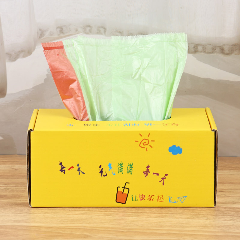 可降解免撕抽绳垃圾袋精装香味抽取式加厚彩色实惠装环保可降解|undefined