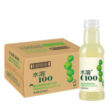 农夫山泉水溶C100柠檬味复合果汁饮料445ml*15瓶整箱补充维生素C