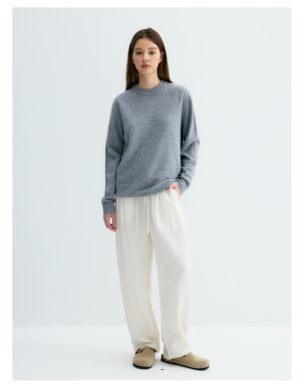 UNF Merino Wool Half-Turtleneck Sweater