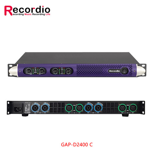 GAP-D2400 household digital power amplifier four-channel 1U high-power power amplifier stage performance KTV amplifier