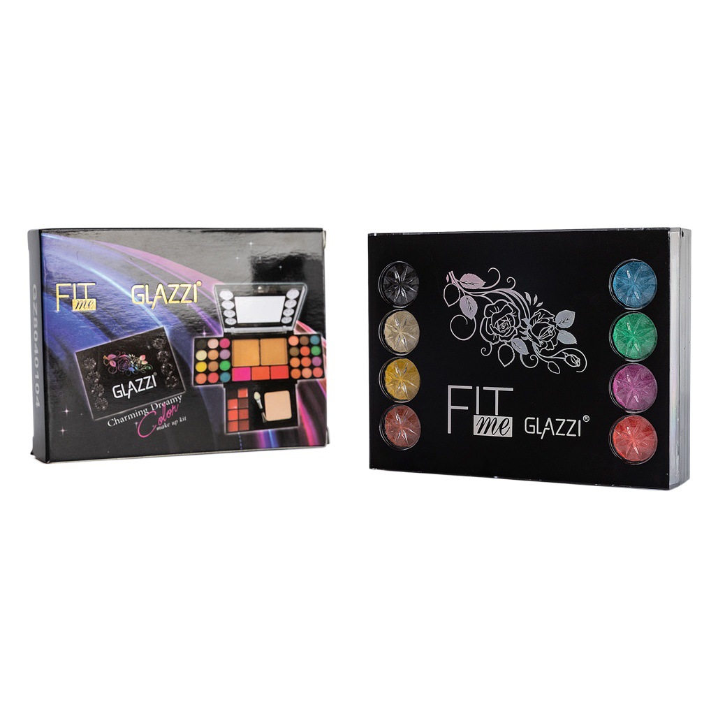 New Product Glazzi Eyeshadow Powder, Blush, and Lip Gloss Set, Easy to Apply, Item Number Gz8040104