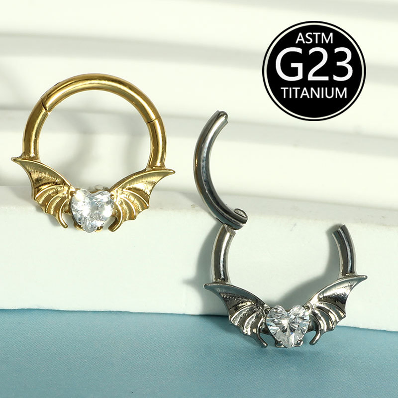 Labret piercing jewelry detail image