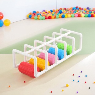 幼儿园多人脚踩滚筒协力车儿童户外体育活动器械感统训练水车玩具