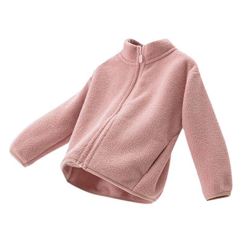 [Семья в-свекрови] Мягкий! Нуо Чжи! Плюшевое воротник-стойка Детское пальто взрослое теплое WY2301