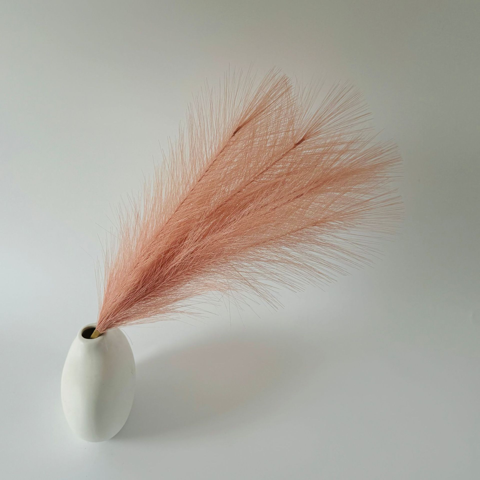 Flores artificiales de caña de agua famosas en Internet, hierba de pampa artificial de estilo nórdico, flores artificiales, flores falsas, plumas de colores, Amazon transfronterizo