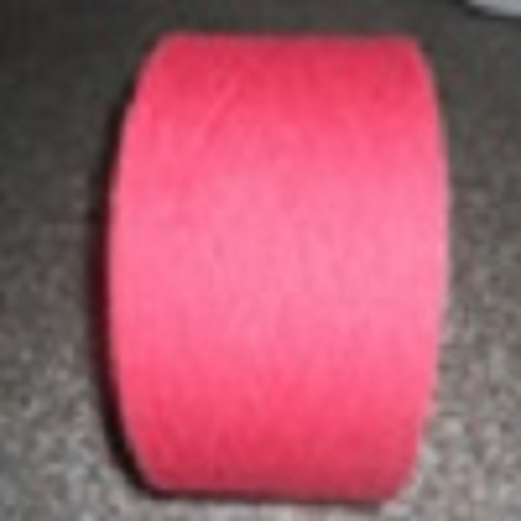 厂家批发 8.5支 大红色 低捻手套棉纱