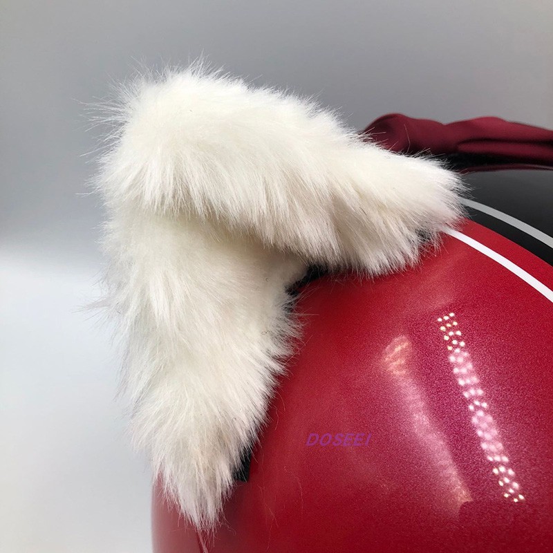 Trendy Helmet Decoration with 3D Cat Ears for Motorcycles, Electric Scooters, and Skiing Helmets, Delivery Accessories for Goddesses