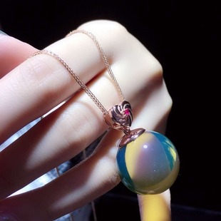 22mm Mexican Lamper Seiko Inlaid S925 Silver Pendant Sweater Chain Heart-shaped Design Autumn and Winter Explosions