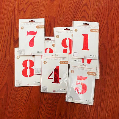 32 number Aluminum balloons The U.S. version golden Rose Gold Large aluminum foil birthday balloon wholesale