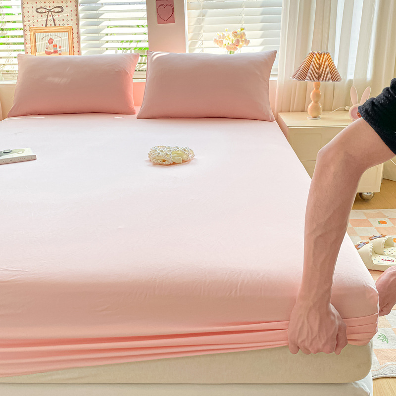 Madre y bebé dormir desnudo clase A cama de una sola pieza cama de algodón puro cubierta de cama de algodón lavado con agua cama de algodón cama de tres piezas