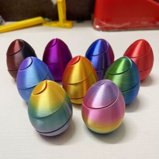Cross-border new decompression spiral egg 3D printing spiral egg 4 spiral dragon egg Chinese dragon DIY creative ornaments crafts