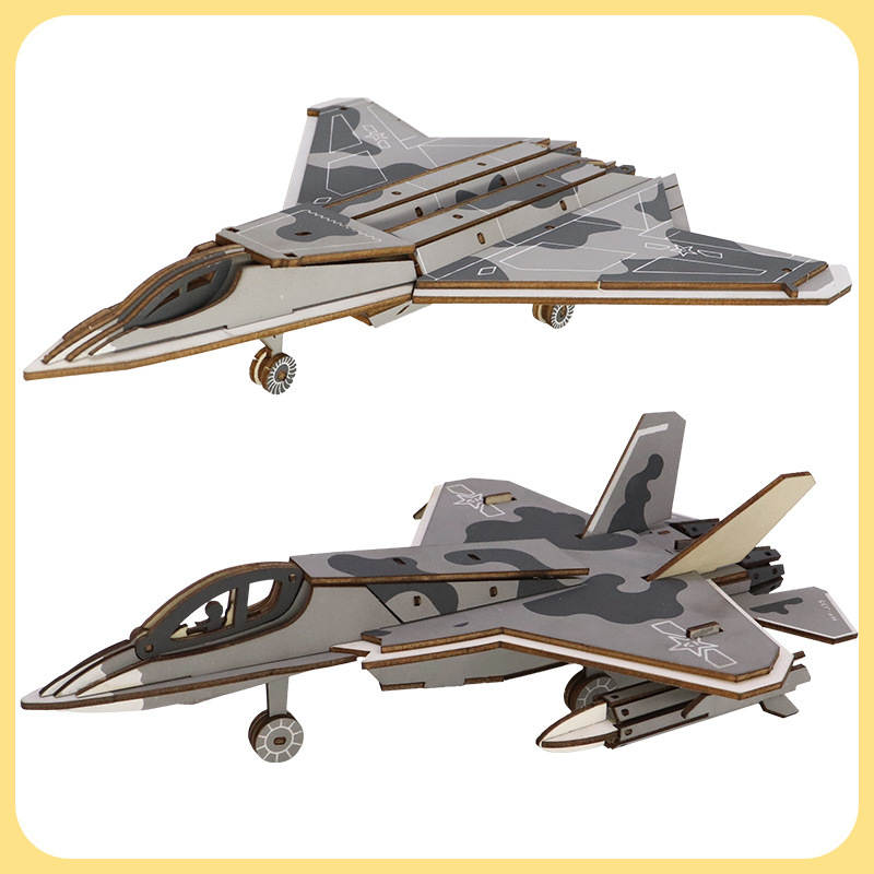 New J-50 Fighter Aircraft Study Hand-Assembled Military Model Wooden 3D Stereo Puzzle Kidsren's Toys Wholesale New J-50 Fighter Aircraft Study Hand-Assembled Military Model Wooden 3D Stereo Puzzle Kidsren's Toys Wholesale