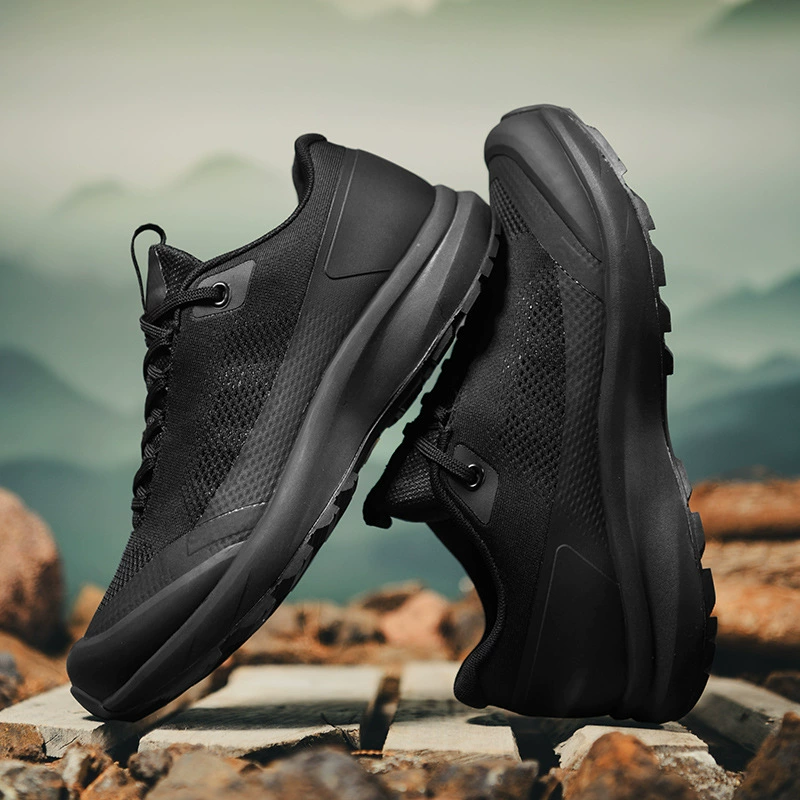 Мужская повседневная уличная походная обувь для внешней торговли, летние дышащие легкие кроссовки для бега по пересеченной местности, водонепроницаемая походная обувь