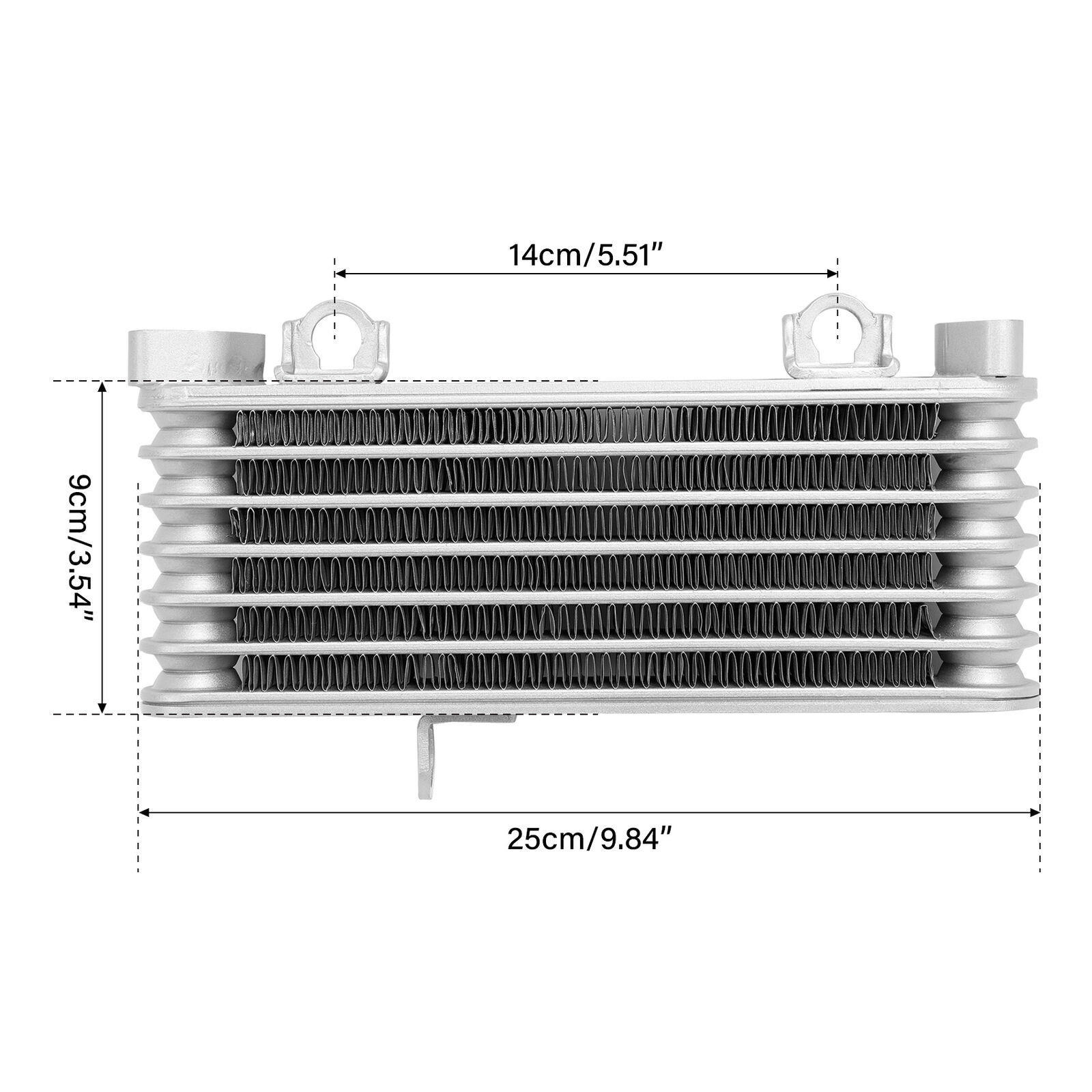 Oil Cooler Radiator Suitable for Suzuki Gsxr1000 2007-2008 Motorcycle K7 Cooling Upgrade Aluminum