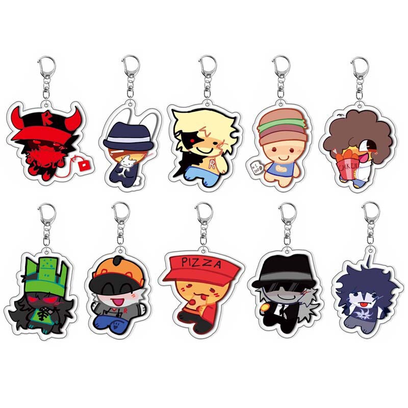 Forsaken Roblox Game Merchandise Acrylic Keychain Cute Cross-Border Decoration in Stock Forsaken Roblox Game Merchandise Acrylic Keychain Cute Cross-Border Decoration in Stock