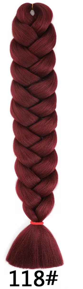 82 pulgadas Outre Xpression Braids gran pelucca de trenza africana negra pelucca de trenza sucia 165g