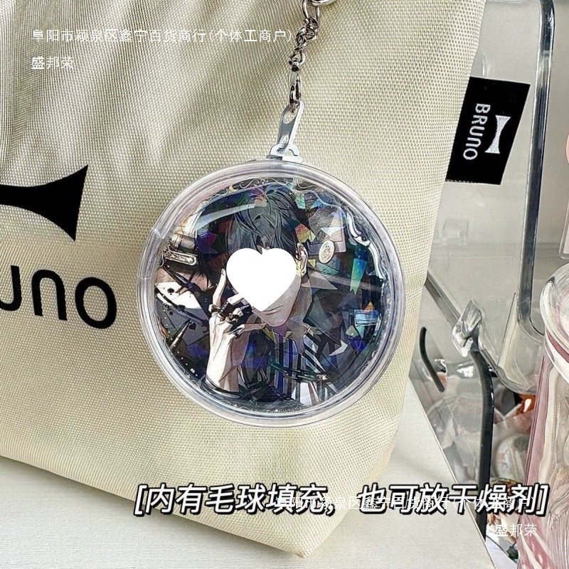 Защитный чехол для выхода на улицу, подвеска для маленькой сумки, прозрачный футляр для хранения значков, дисплей для значков, аксессуары для сумок для периферийных устройств в стиле аниме