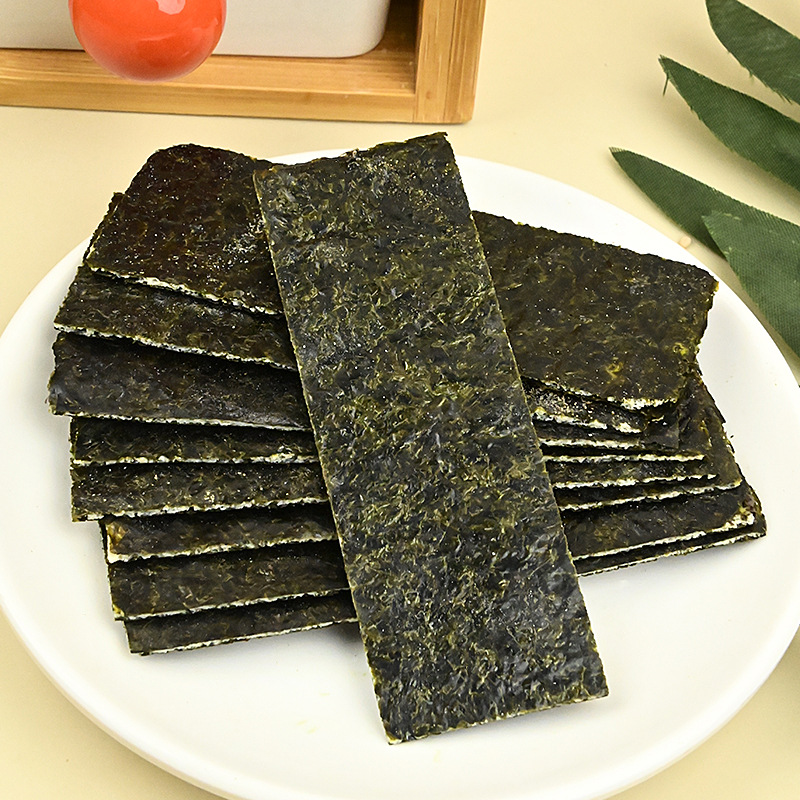 Crispy Seaweed Sheet with Sesame Filling, Bag of 125g, Children's Snack, Ready-to-Eat Sesame Crispy Seaweed Sheet, Wholesale