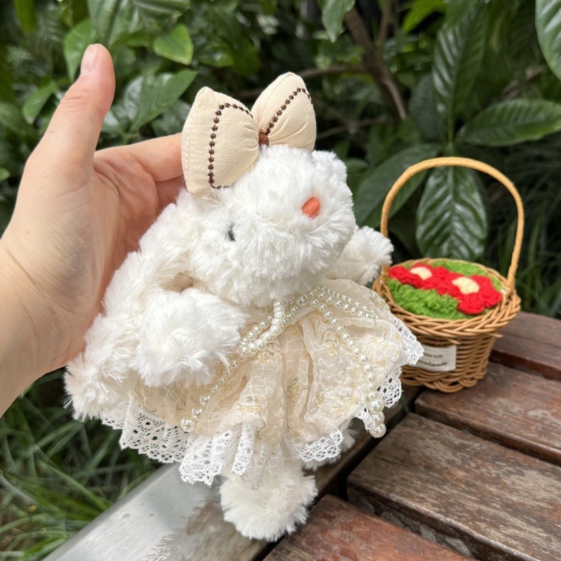 クリエイティブでかわいい垂れ耳ボニーウサギのドレスアップDIY大きなスカート超妖精垂れ耳ウサギのぬいぐるみ吊り下げ装飾品クロスボーダー用|undefined